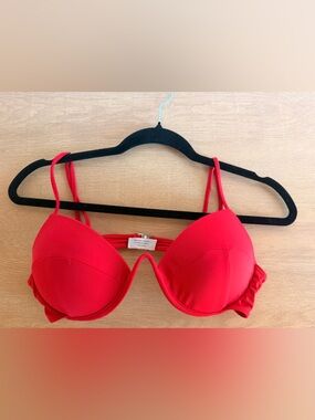 White Fox Boutique Red Padded Bikini in Top